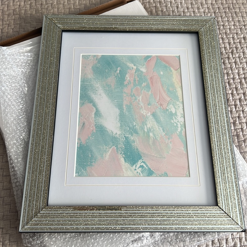 Philip Whitney large beveled mirror frame. NIB!